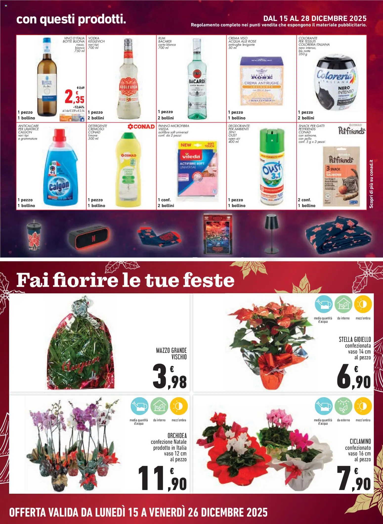 Volantino Conad del 15.12.2025 | Pagina: 19 | Prodotti: Crema, Detergente, Vodka, Limone