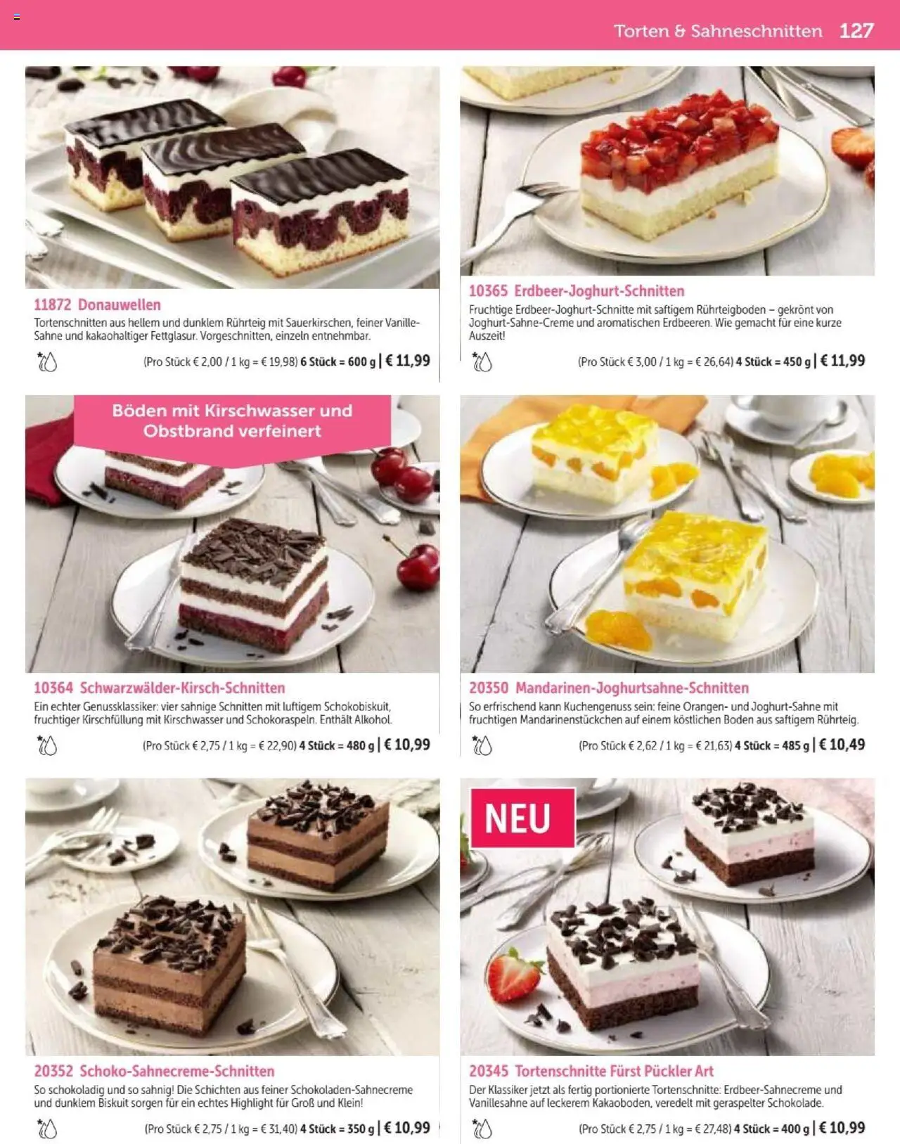 Bofrost Katalog – gültig ab 07.09.2025 | Seite: 127 | Produkte: Orangen, Sahne