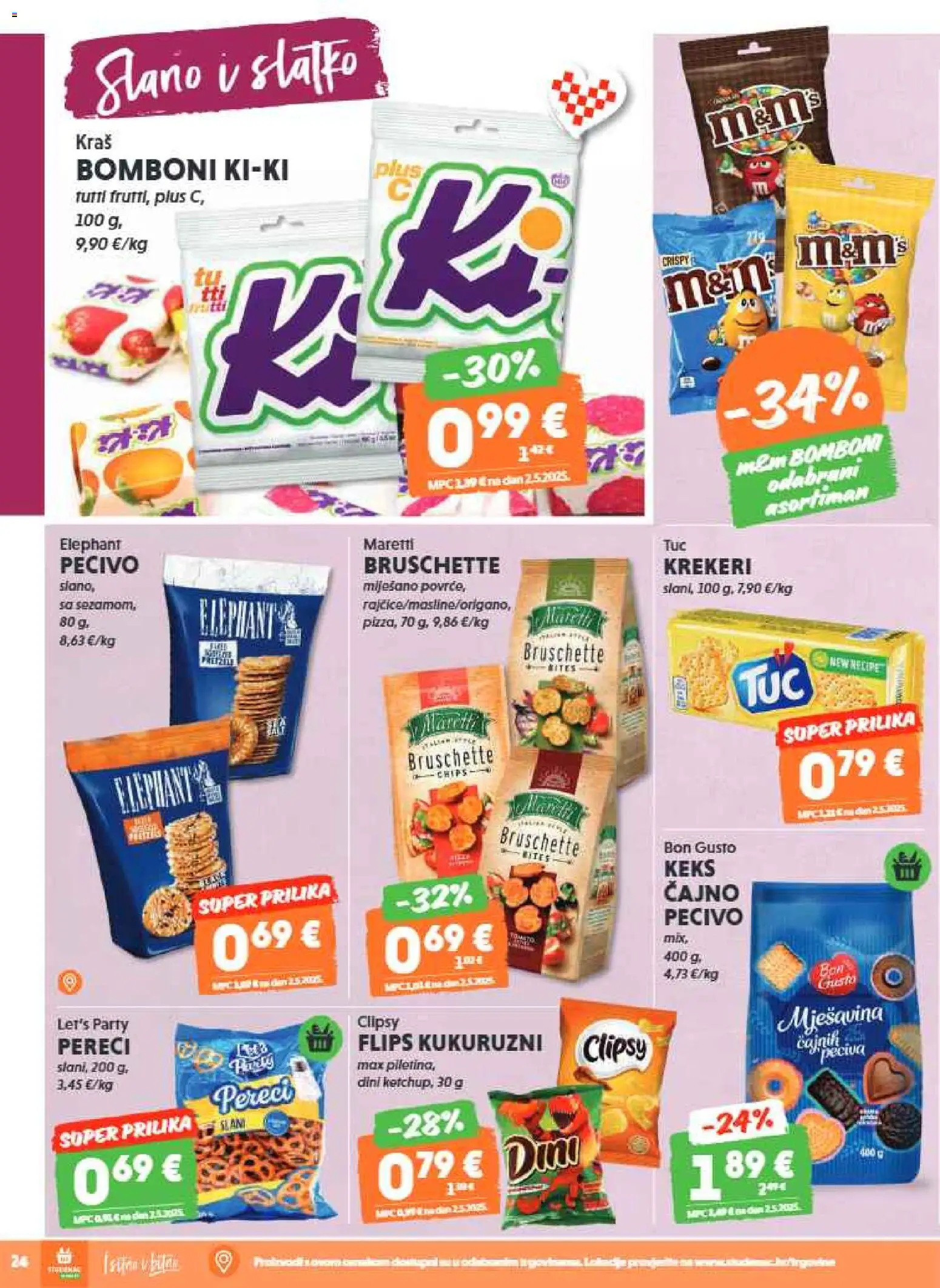 Studenac katalog | vrijedi od 21.01.2026 | Stranica: 24 | Proizvodi: Bomboni, Keks, Krekeri, Pecivo