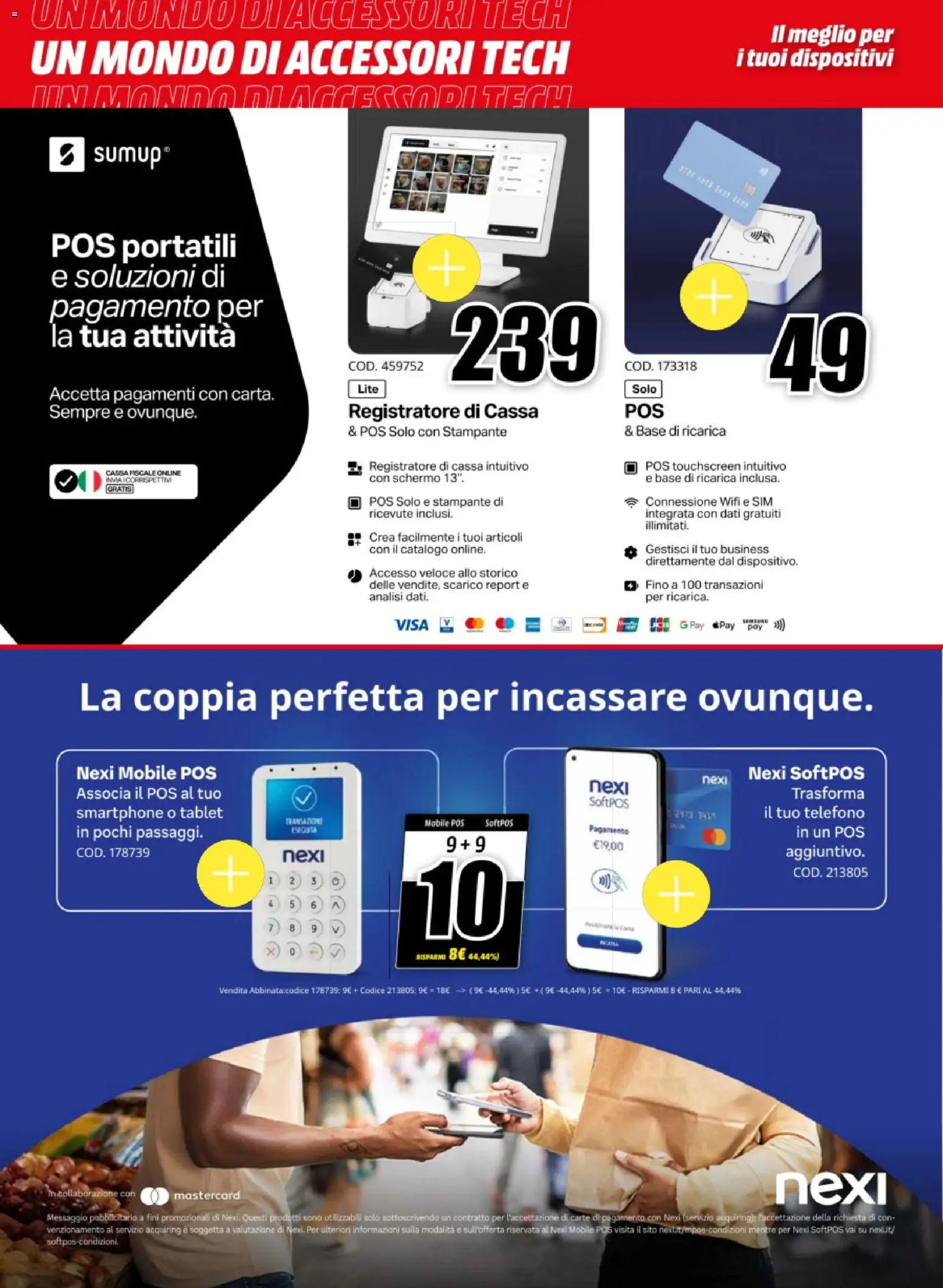 Volantino Media World del 21.11.2025 | Pagina: 4 | Prodotti: Mobile, Smartphone, Tablet, Stampante