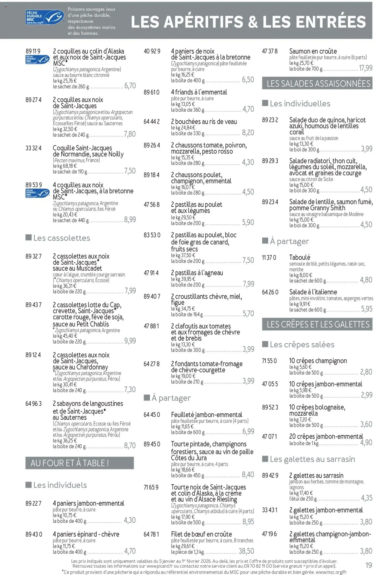 {H1} | Page: 19 | Produits: Avocat, Raisin, Table, Noix