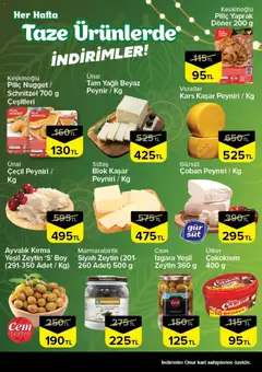 19.02.2026 tarihinden itibaren geçerli olan Onur Market kataloğu önizlemesi | Sayfa: 3