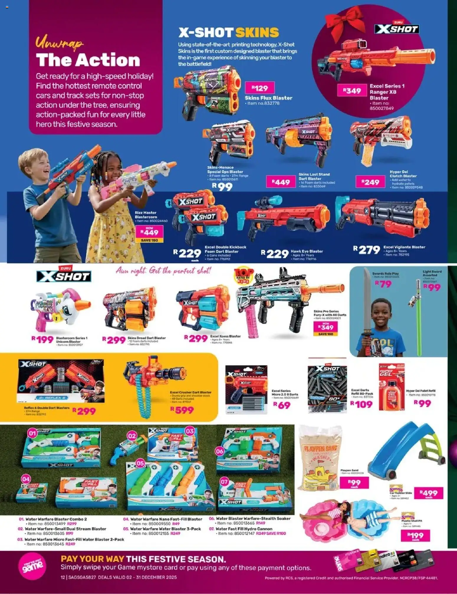 New Game catalogue – valid from 02.12.2025 | Page: 12 | Products: Remote, Stock, Water, Foam