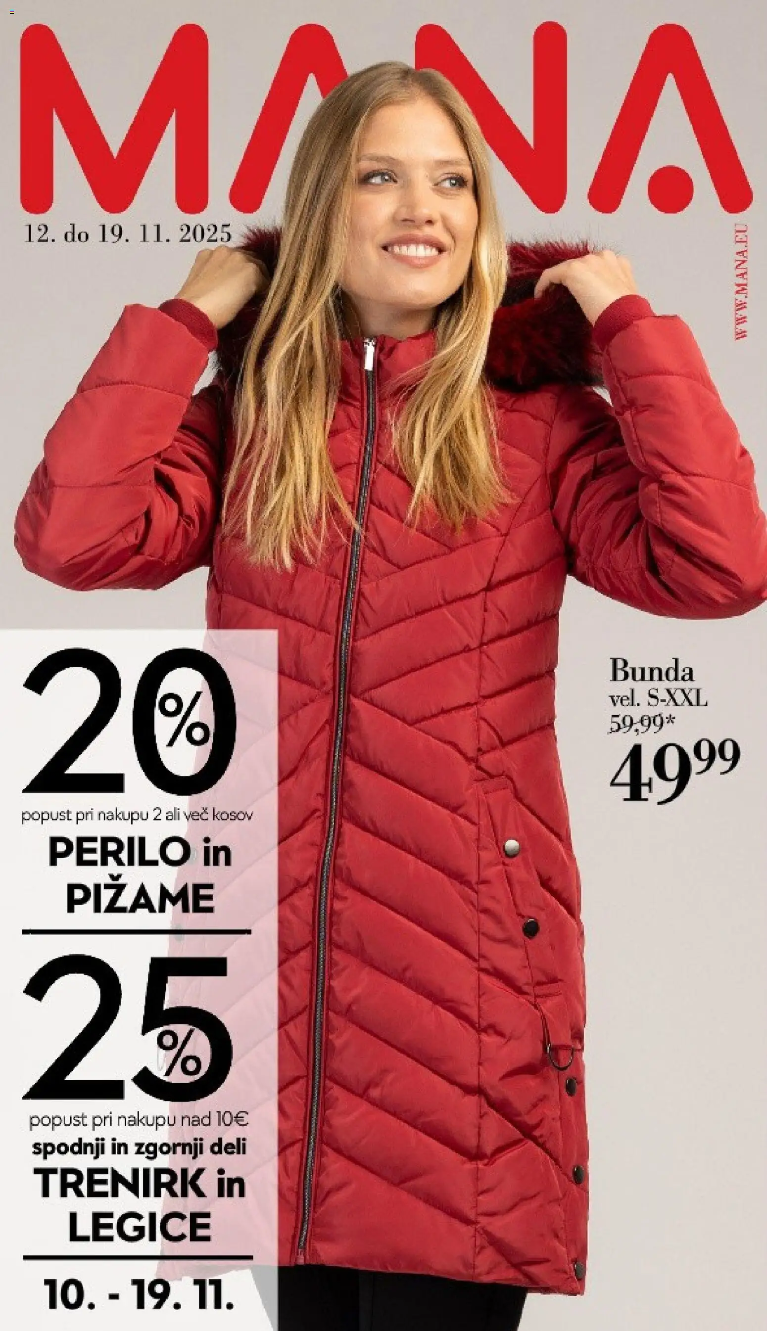 Novi Mana katalog ponudbe – veljaven od 12.11.2025 | Stran: 1