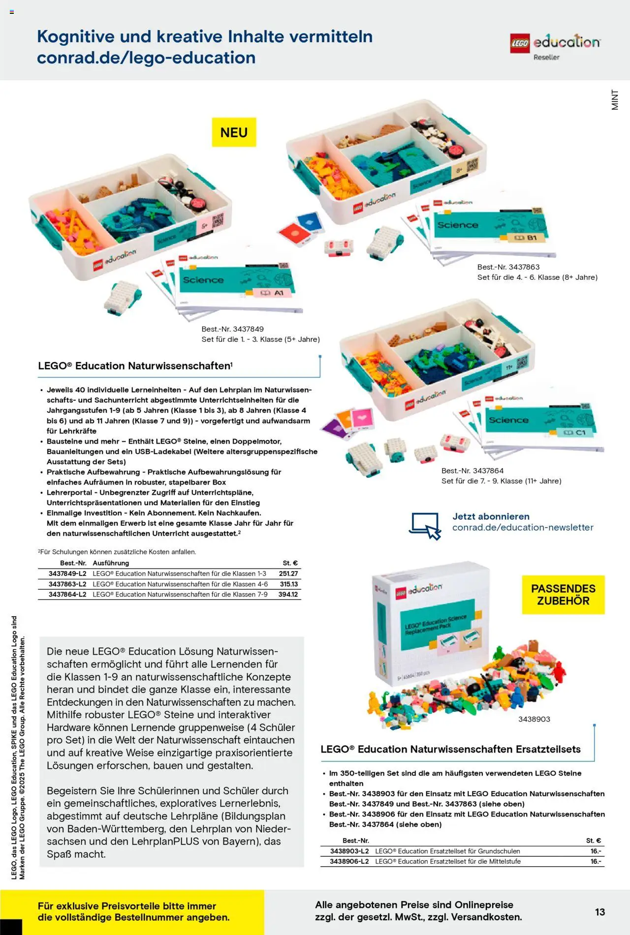 Conrad Education Katalog – gültig ab 01.01.2025 | Seite: 13 | Produkte: Box