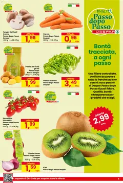 Anteprima del volantino Despar volantino valido a partire dal 17.03.2026 | Pagina: 5 | Prodotti: Crema, Pomodoro, Funghi, Indivia