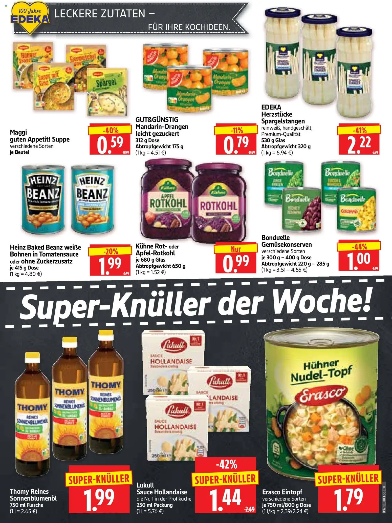HERKULES Prospekt 	 – gültig ab 23.03.2026 | Seite: 11 | Produkte: Maggi, Sonnenblumenol, Äpfel, Erasco