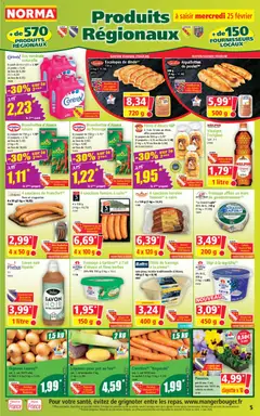 Norma - Prévisualisation de Norma catalogue valide à partir de 25.02.2026 | Page: 5 | Produits: Champagne, Vinaigre, Pâtes, Fromage frais