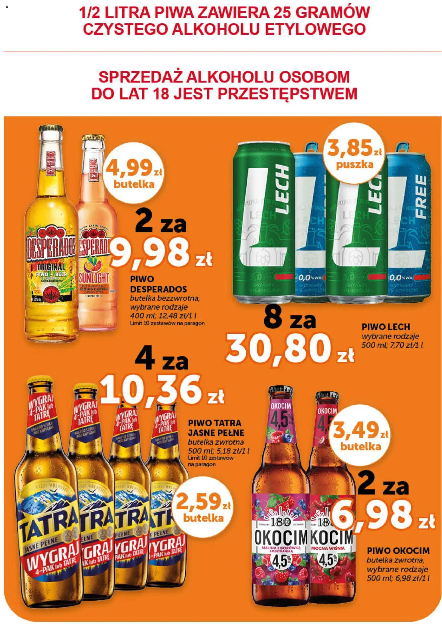 Groszek gazetka - Market od 16.04.2026 | Strona: 13 | Produkty: Malina, Piwo