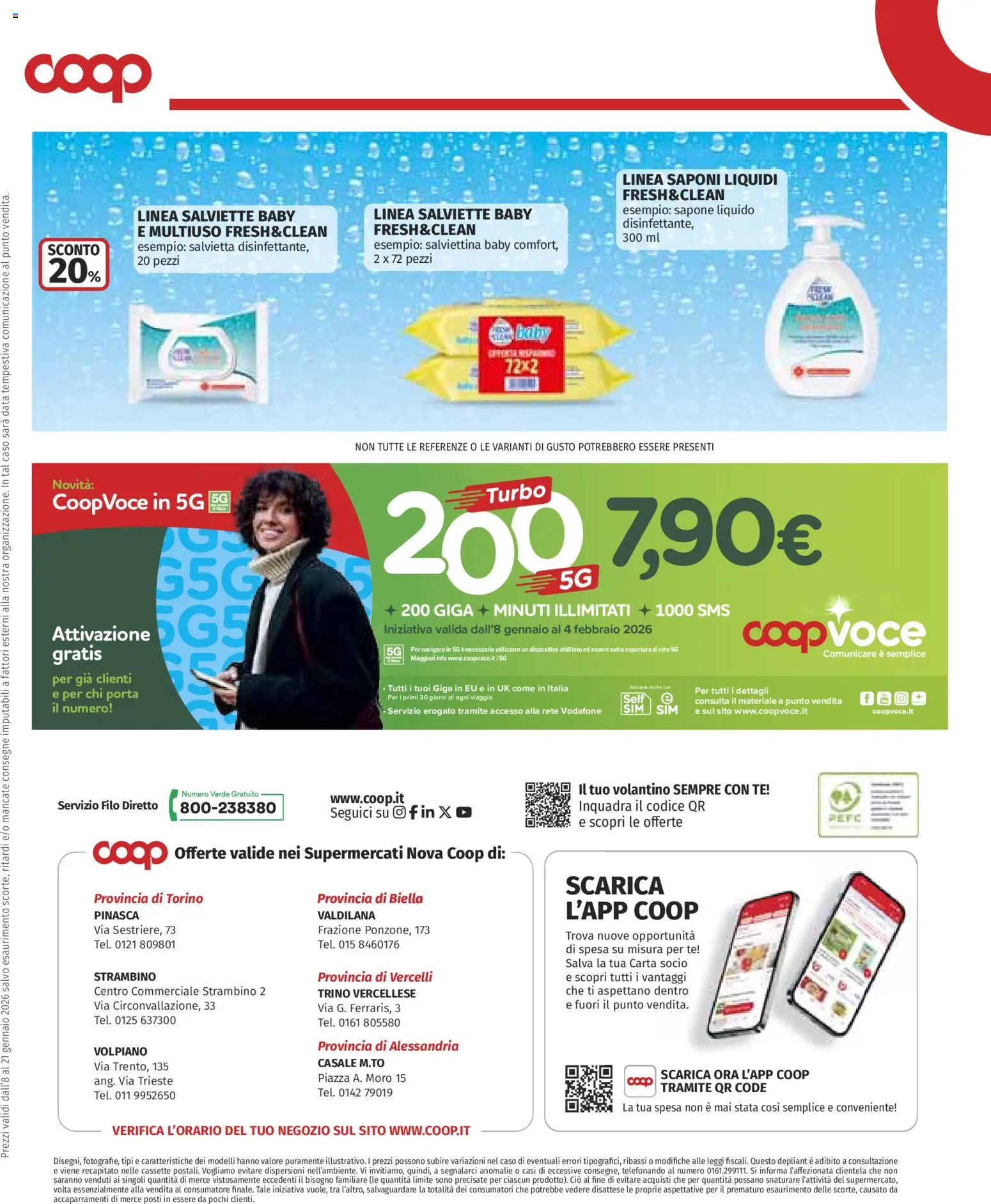 Volantino COOP del 08.01.2026 | Pagina: 18 | Prodotti: Sapone, Tè, Data