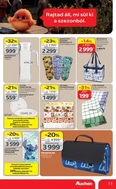 Auchan akciós újság - amely érvényes a következő dátumtól: 09.04.2026 | Oldal: 11