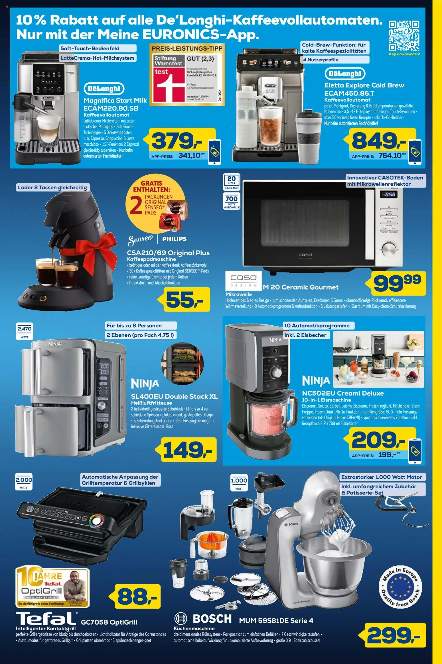 Euronics  Aktuelle Angebote – gültig ab 31.12.2025 | Seite: 5 | Produkte: Philips, Grill, Kaffee, Kaffeevollautomat