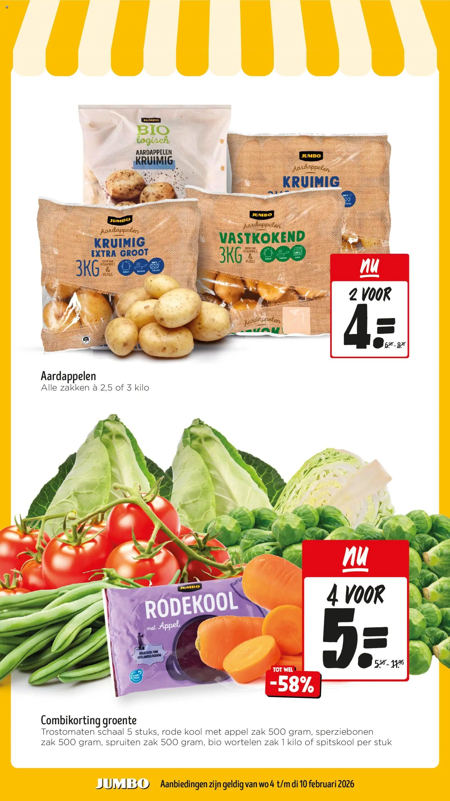 {H1} | Pagina: 4 | Producten: Kool, Wortelen, Zak, Appel