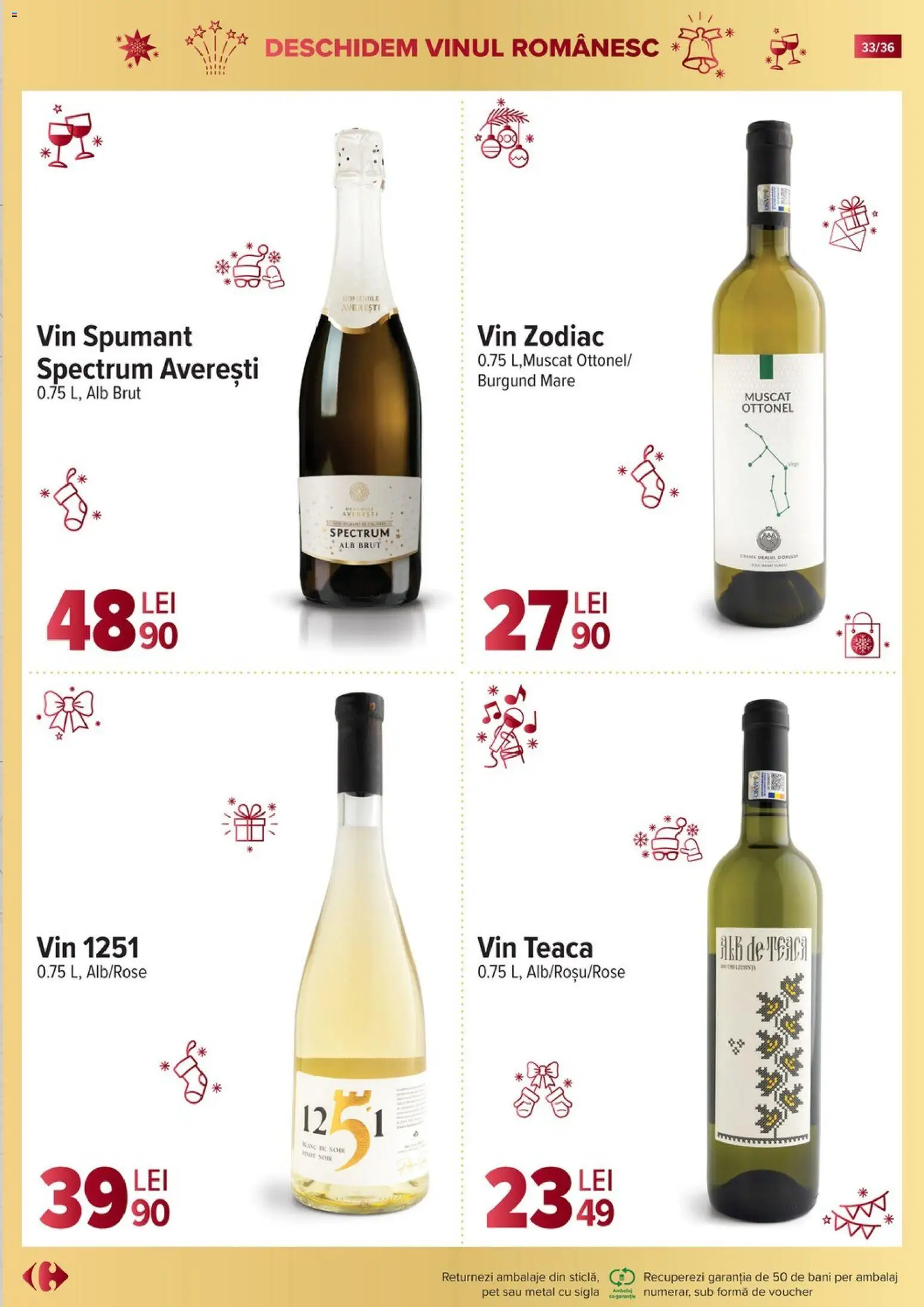 Noul catalog Carrefour – valabil de la 19.11.2025 | Pagină: 33 | Produse: Vin
