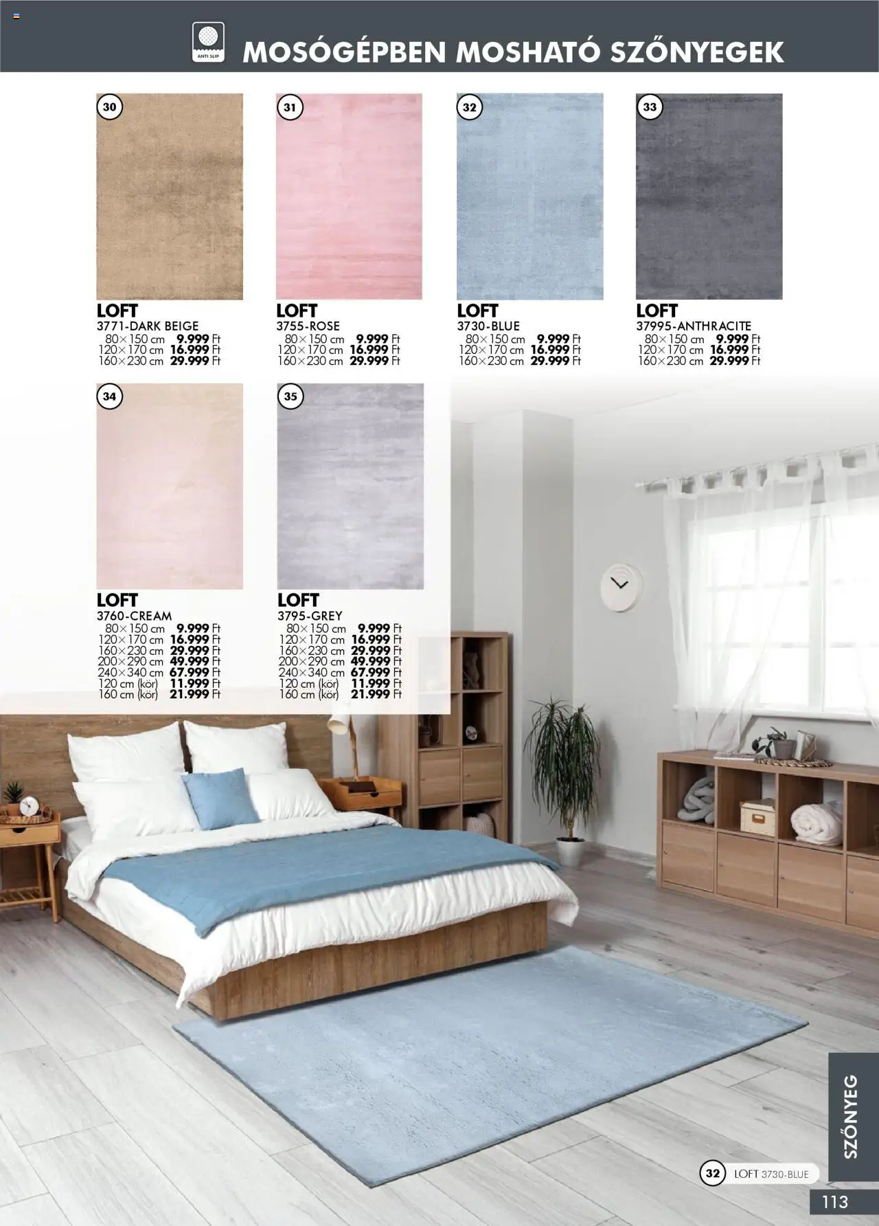 Diego akciós ujság - amely érvényes a következő dátumtól: 02.10.2025 | Oldal: 113 | Termékek: Szőnyegek, Szőnyeg