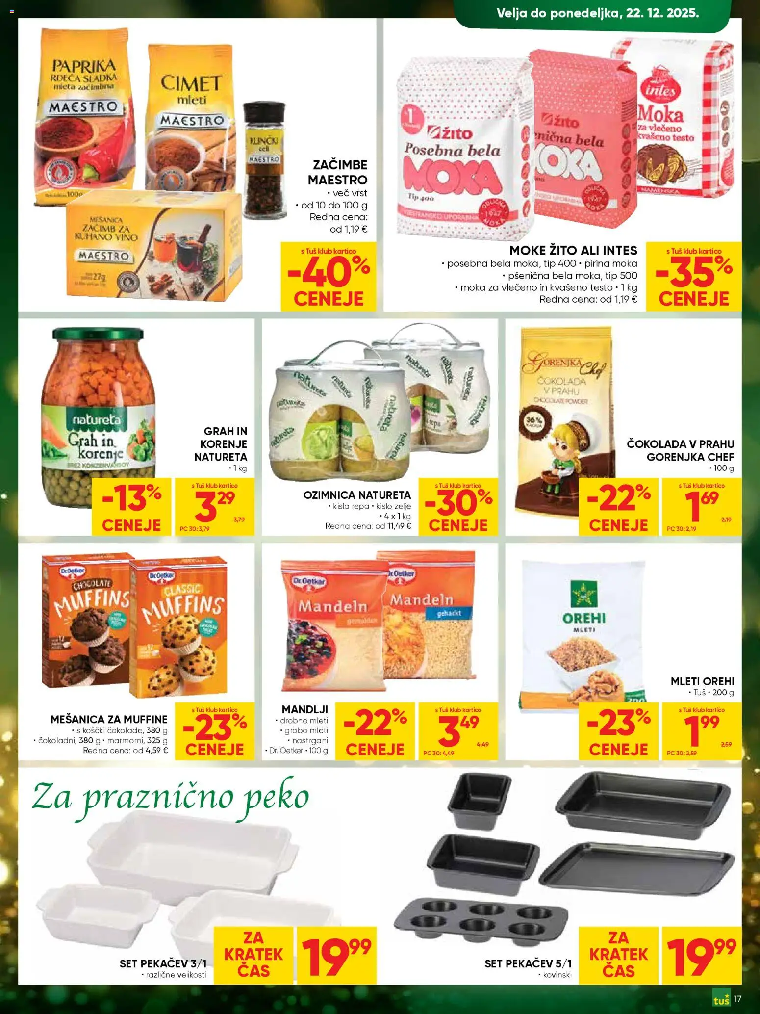 Novi Tuš katalog ponudbe – veljaven od 17.12.2025 | Stran: 17 | Izdelki: Paprika, Cokolada, Vino, Grah