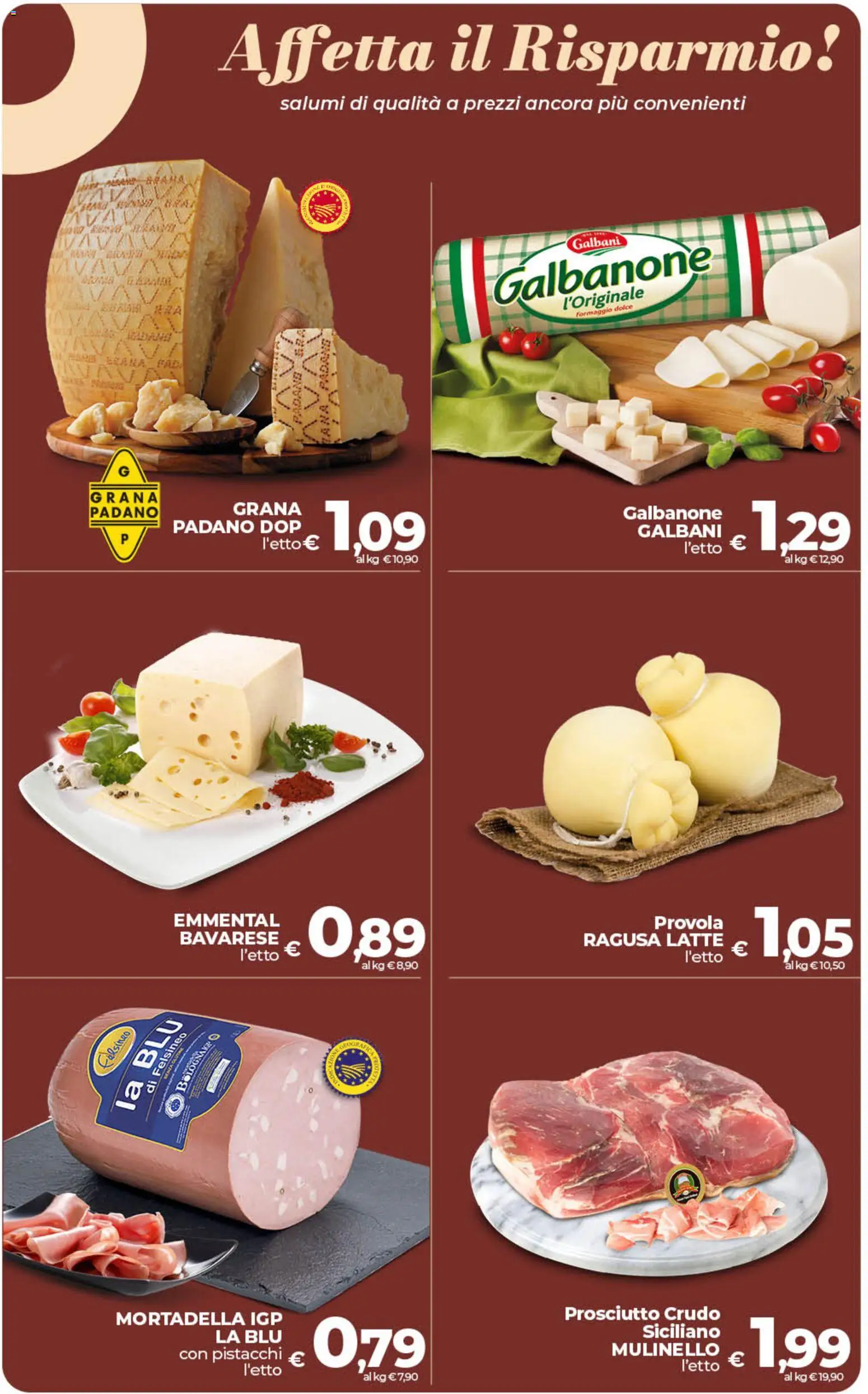 Volantino COOP del 26.03.2026 | Pagina: 16 | Prodotti: Prosciutto Crudo, Formaggio, Prosciutto, Grana Padano