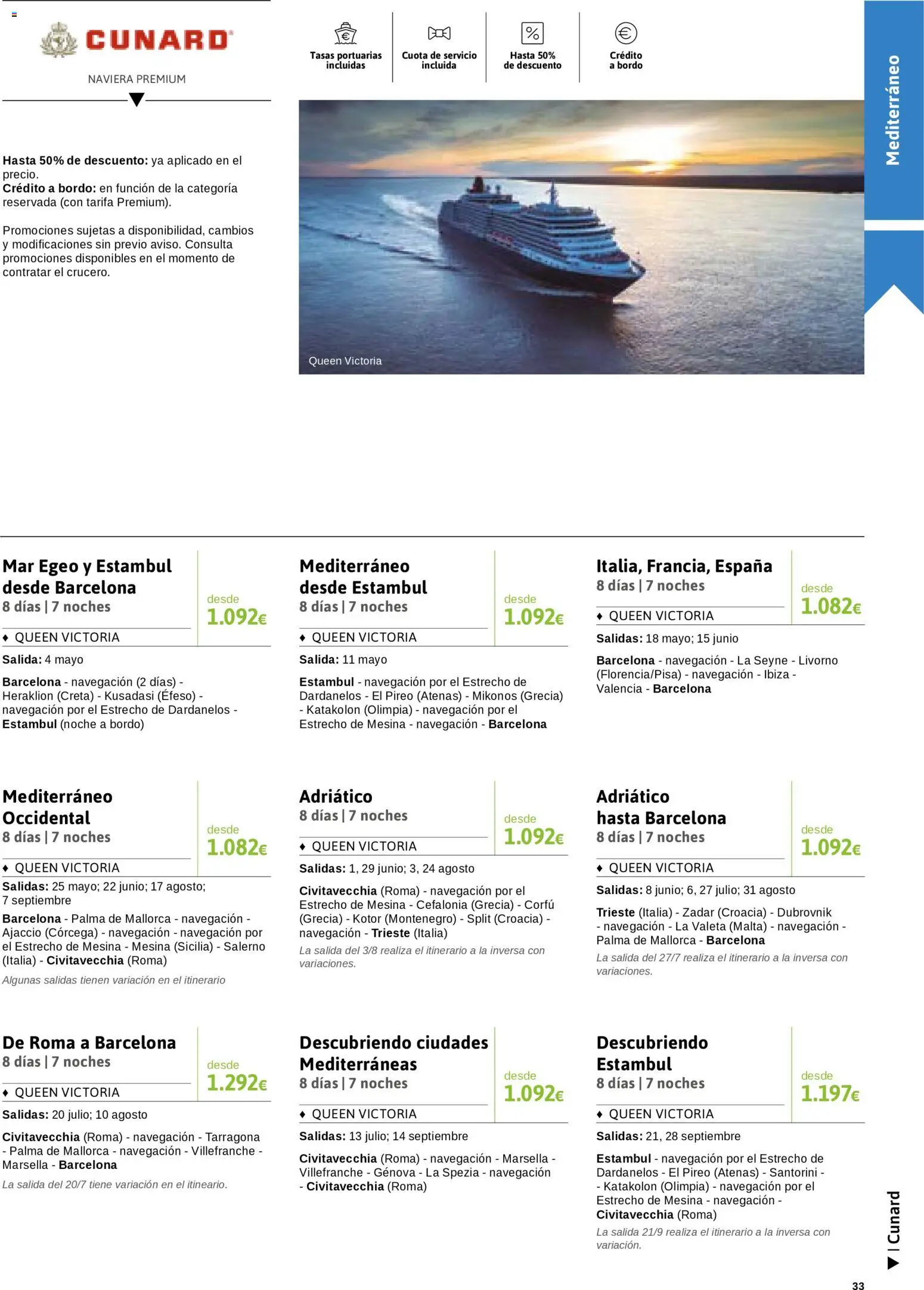 Viajes El Corte Inglés Semana del Crucero │ válido desde el 07.01.2026 | Página: 34 | Productos: Navegación