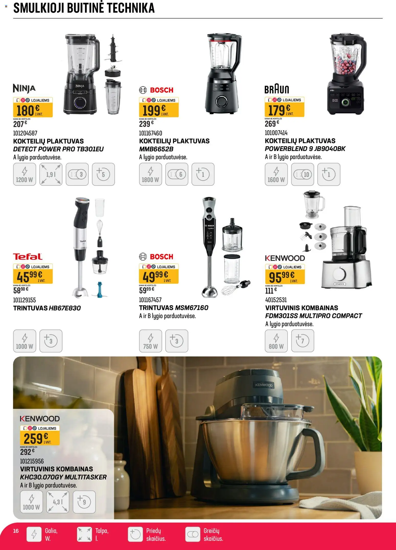 Senukai akcijos nuo 12.03.2026 | Puslapis: 16 | Prekių: Plaktuvas