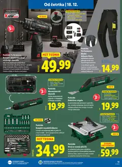 Lidl katalog akcije – veljaven od 18.12.2025 | Stran: 21 | Izdelki: Miza, Delovna miza, Polnilnik, Hlace