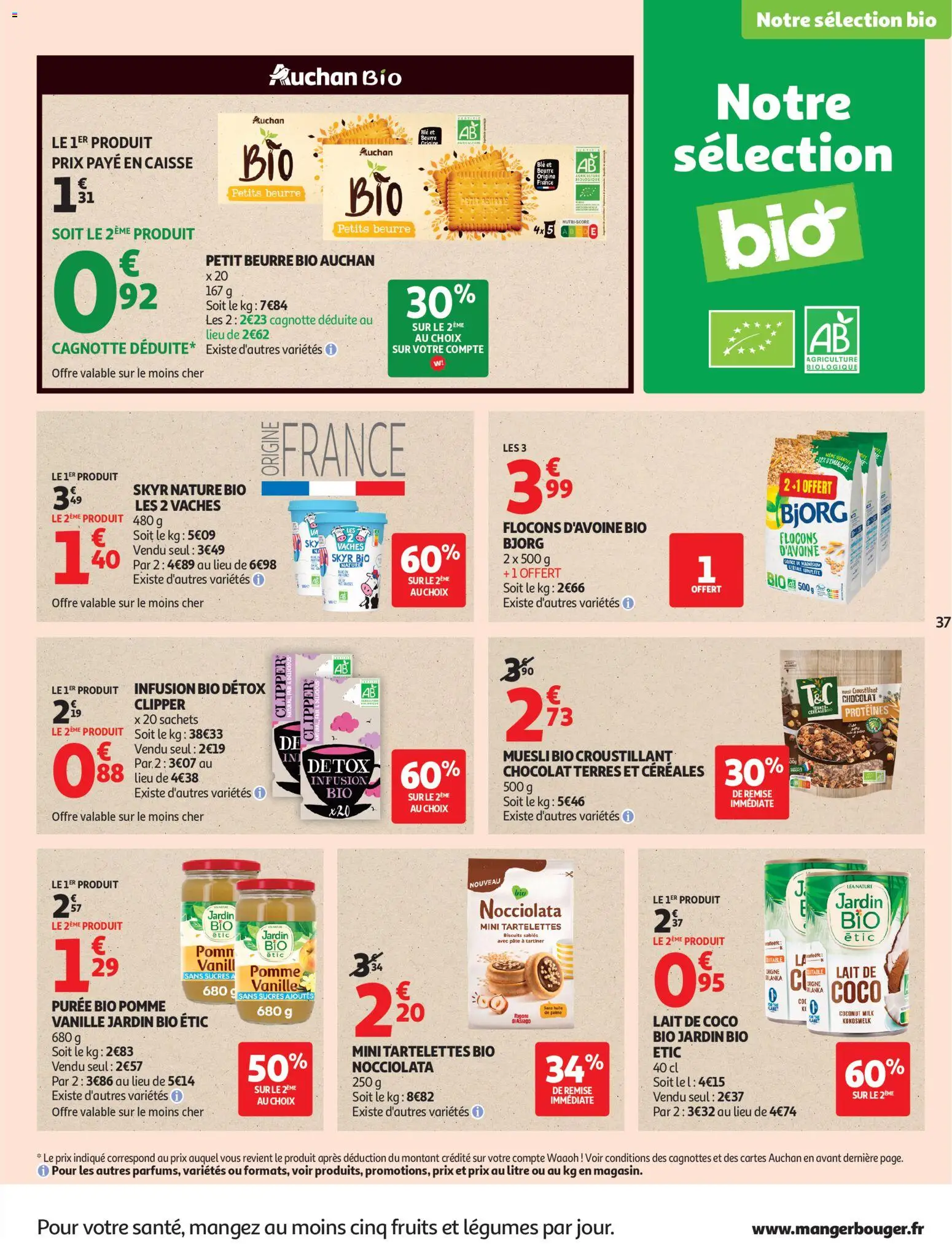 {H1} | Page: 37 | Produits: Flocons, Pomme, Pâte à tartiner, Skyr