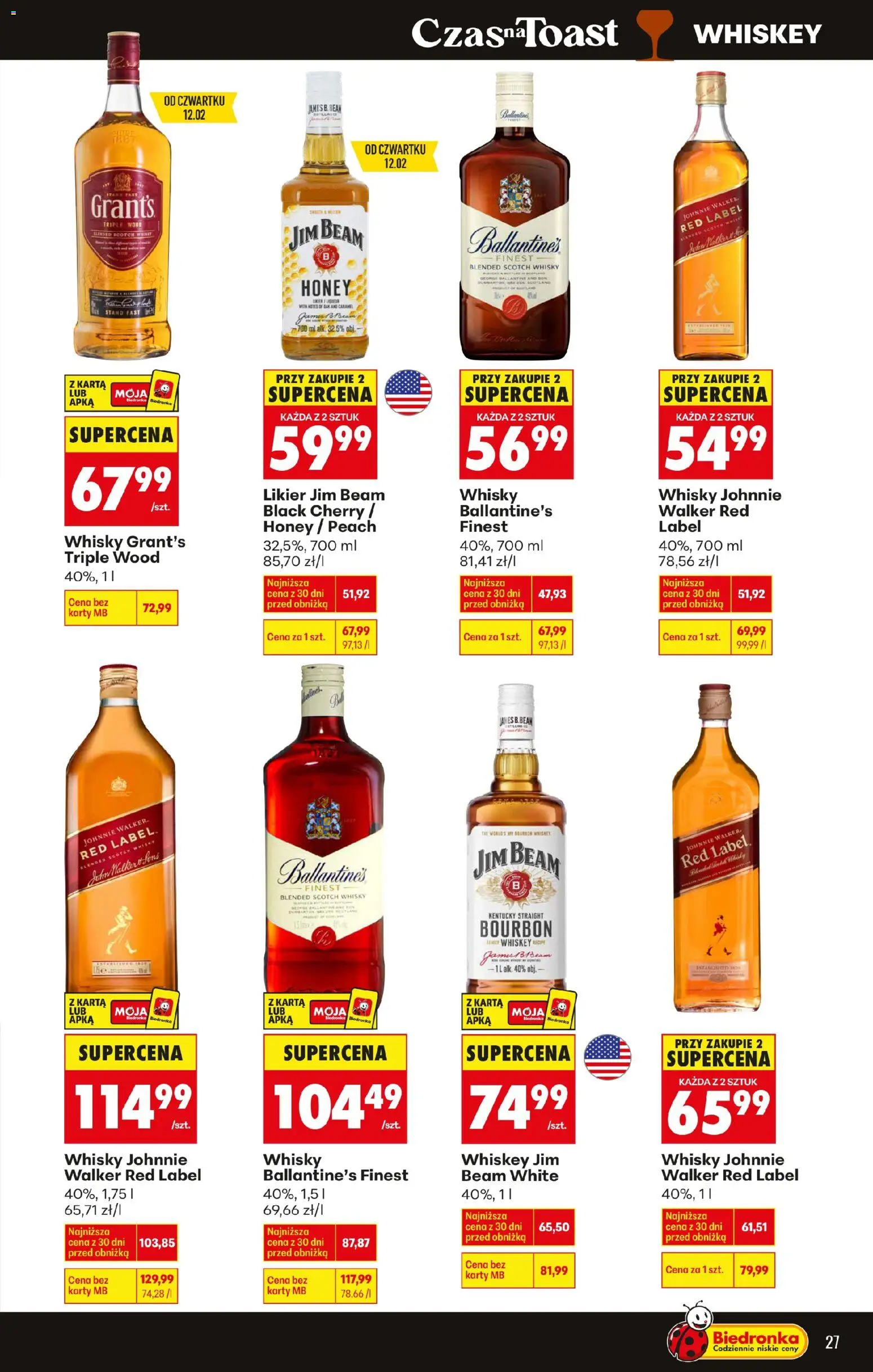 Biedronka gazetka - Czas na toast od 09.02.2026 | Strona: 31