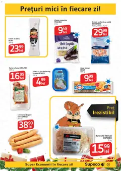 Ofertele Supeco valabile de la 11.12.2025 | Pagină: 11 | Produse: Mici, Crenvurști, Salam, Salată