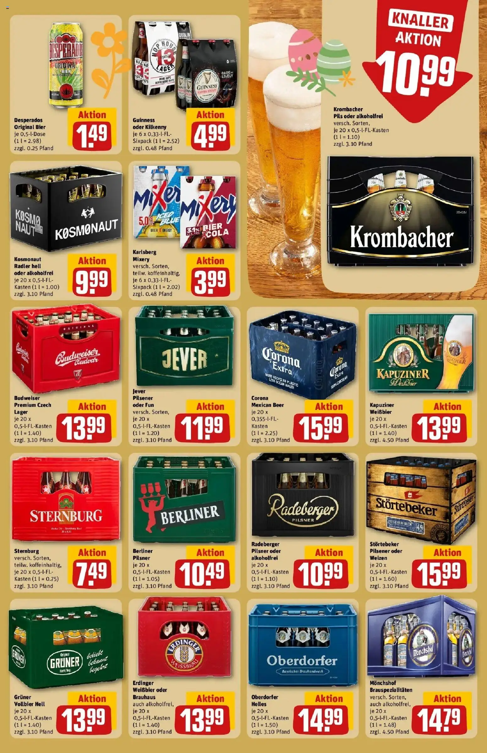 Rewe Prospekt Elsterwerda	 – gültig ab 30.03.2026 | Seite: 23 | Produkte: Pils, Radler, Desperados, Berliner pilsner