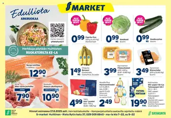 Katso S-market Huittinen voimassa alkaen 13.08.2025