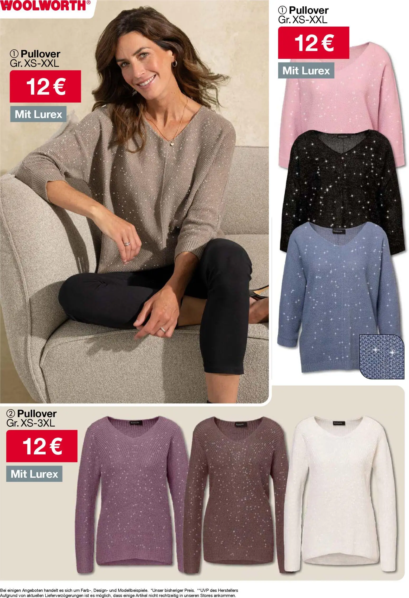 Woolworth Flugblatt gültig ab 31.10.2025 | Seite: 12 | Produkte: Pullover