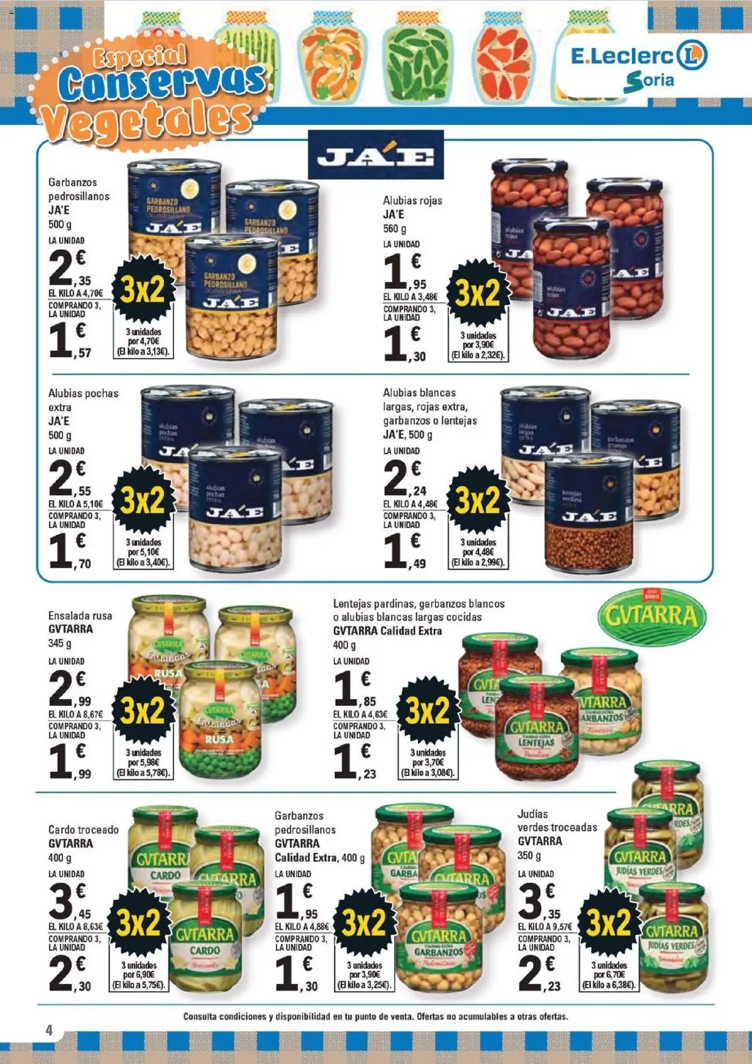 E.Leclerc - Especial Conservas Vegetales │ válido desde el 18.02.2026 | Página: 4 | Productos: Ensalada