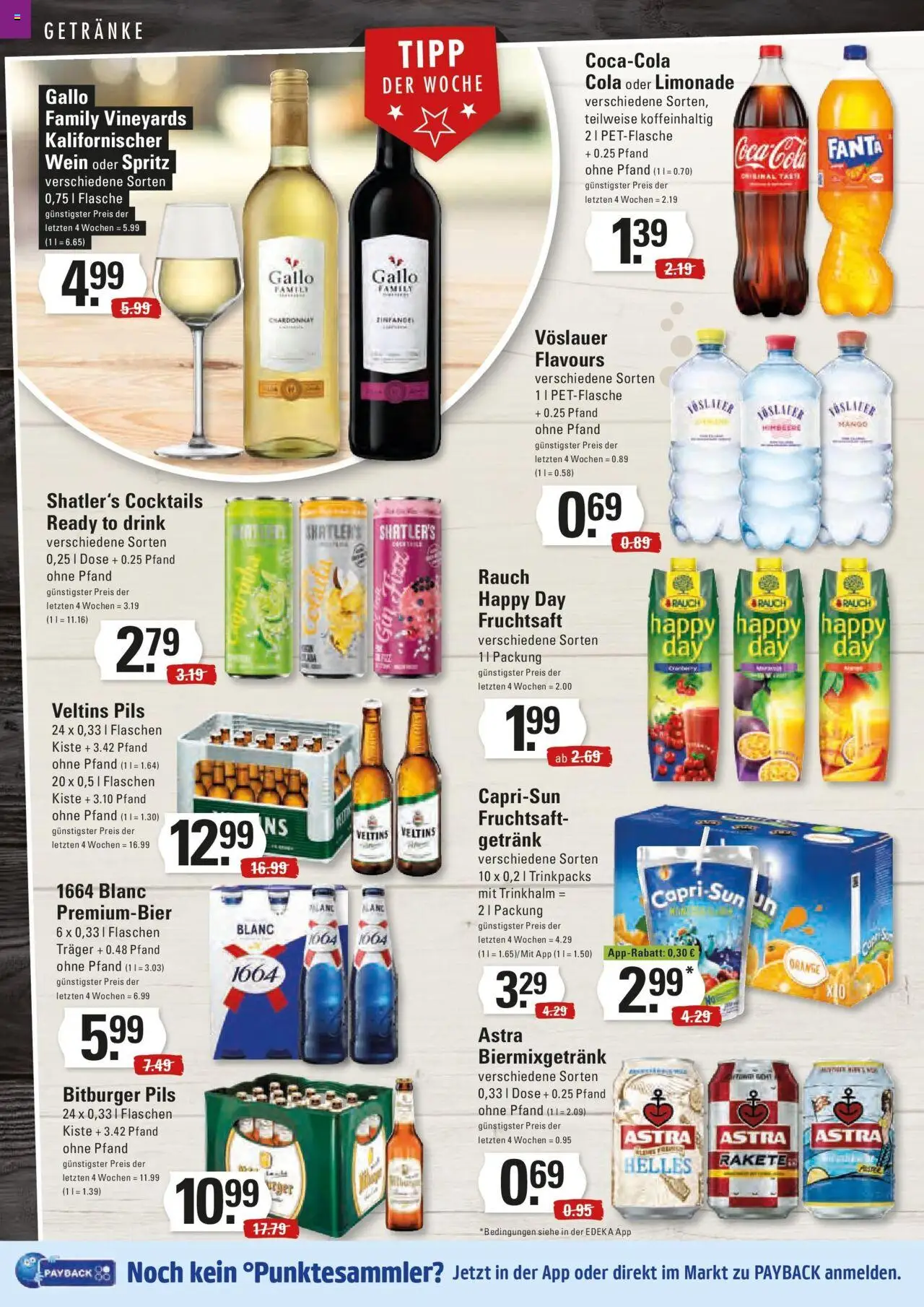 Edeka prospekt Stade	 - gültig ab dem 06.07.2025 | Seite: 10 | Produkte: Bitburger, Cola, Astra, Veltins