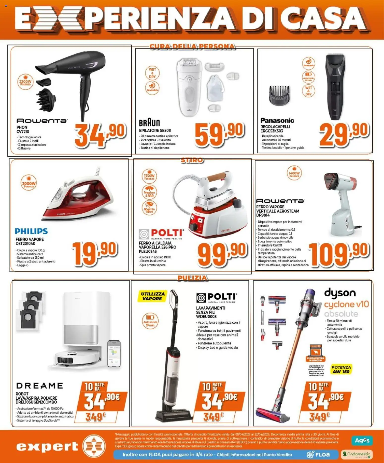 Volantino Expert del 09.04.2026 | Pagina: 18 | Prodotti: Spazzola, Pettine, Acqua, Tanica