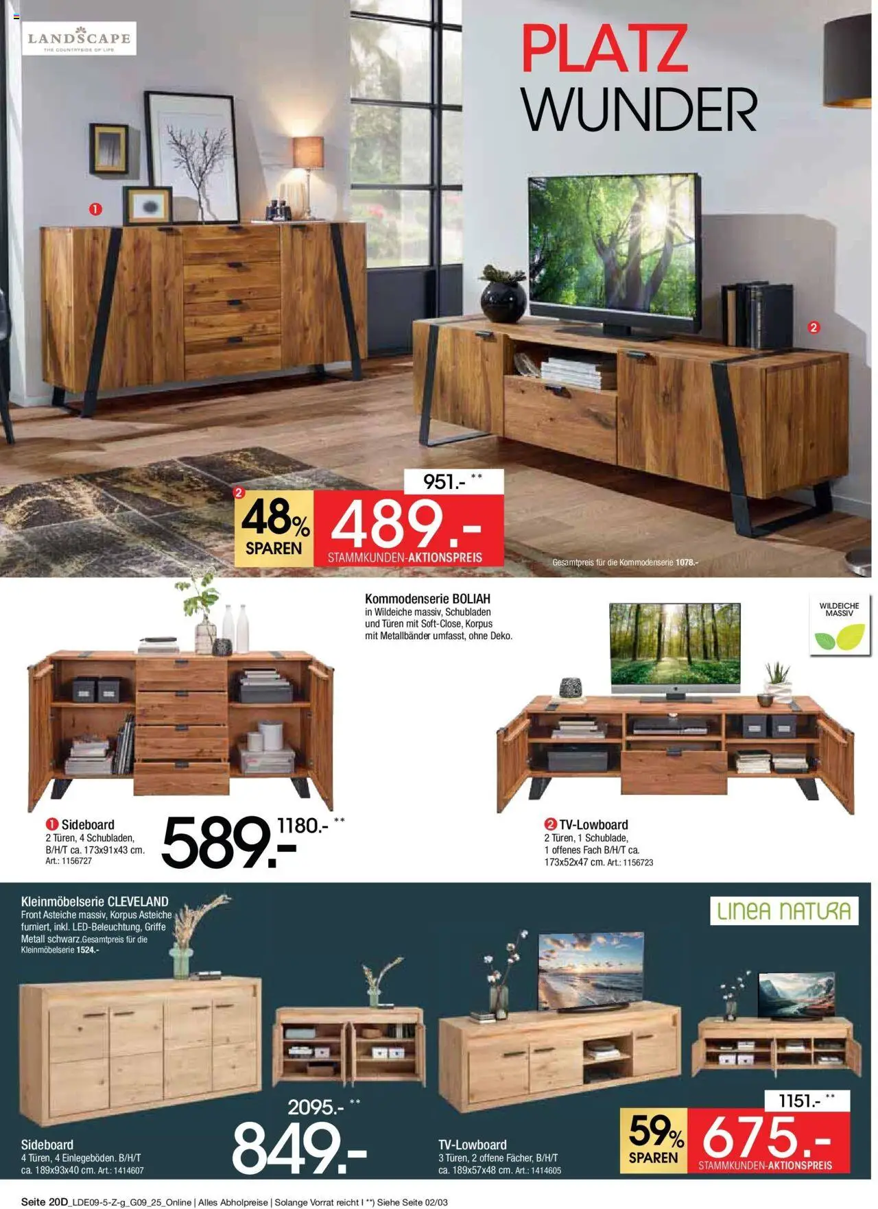 Zurbrüggen - Zurbrüggen: Prime Shopping week – gültig ab 12.09.2025 | Seite: 28 | Produkte: Sideboard
