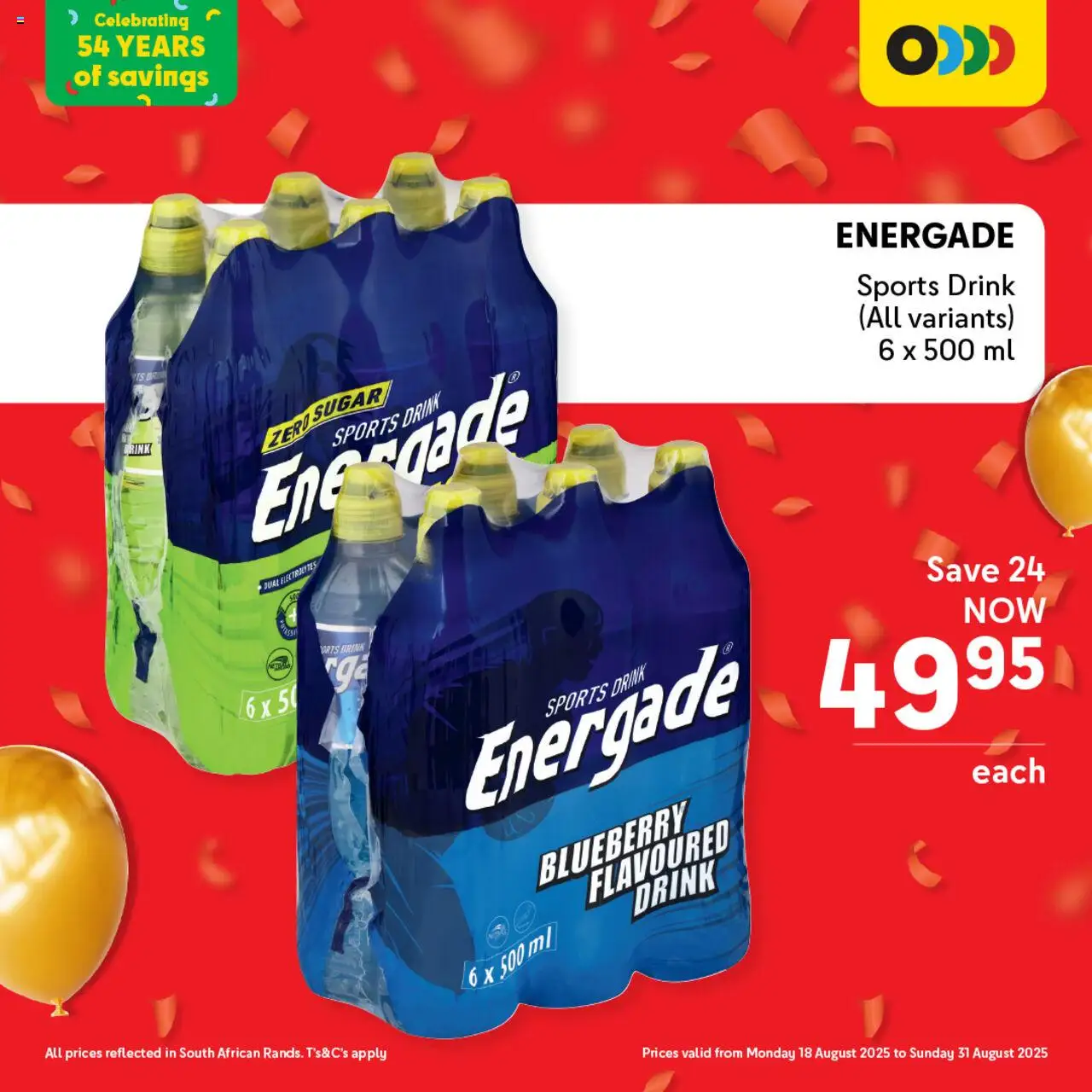 Makro Birthday Deals Drinks │ valid from 18.08.2025 | Page: 11 | Products: Sugar