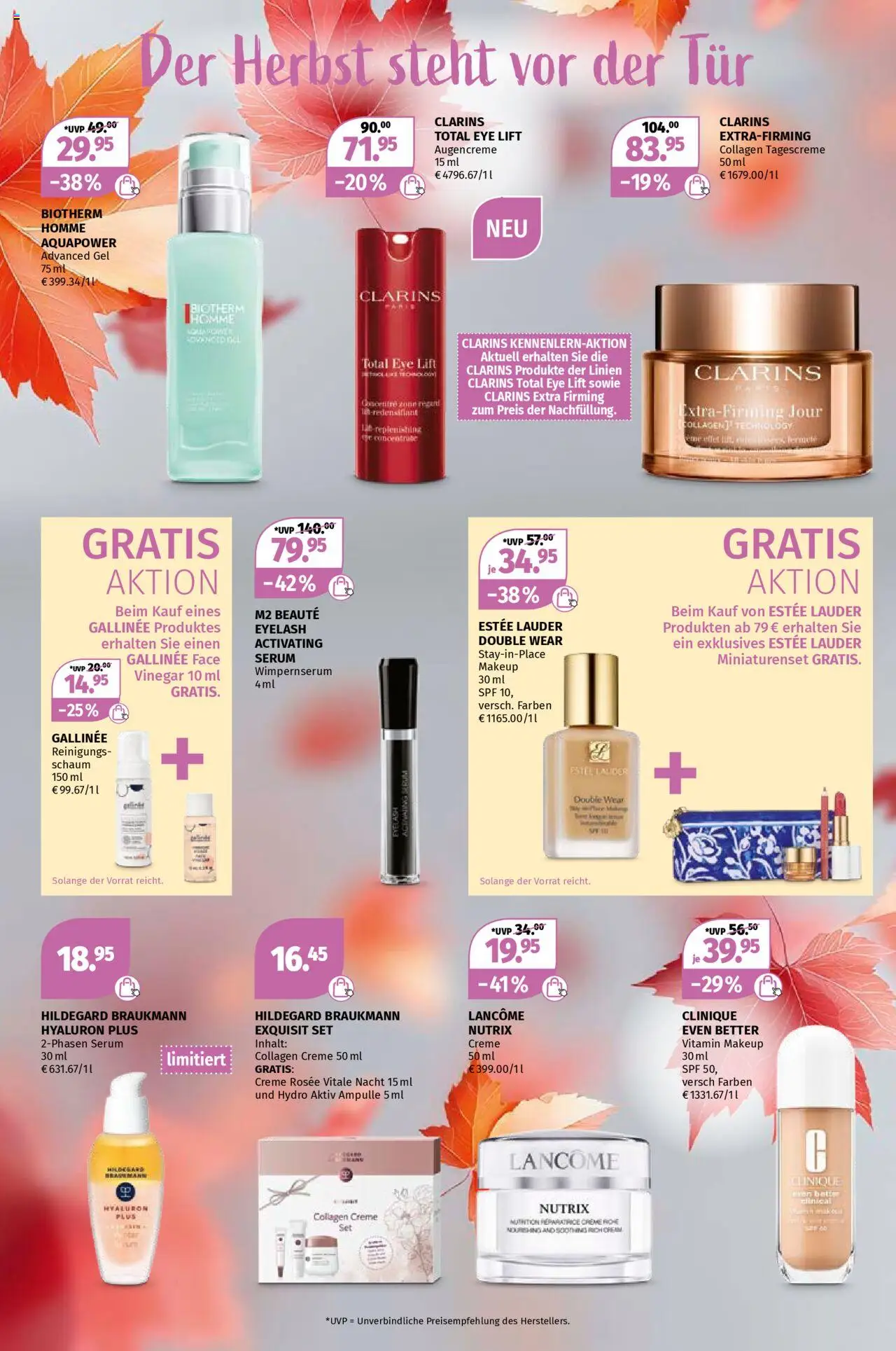 Müller Düfte für die goldene Jahreszeit – gültig ab 29.09.2025 | Seite: 8 | Produkte: Tür, Creme, Foundation, Serum