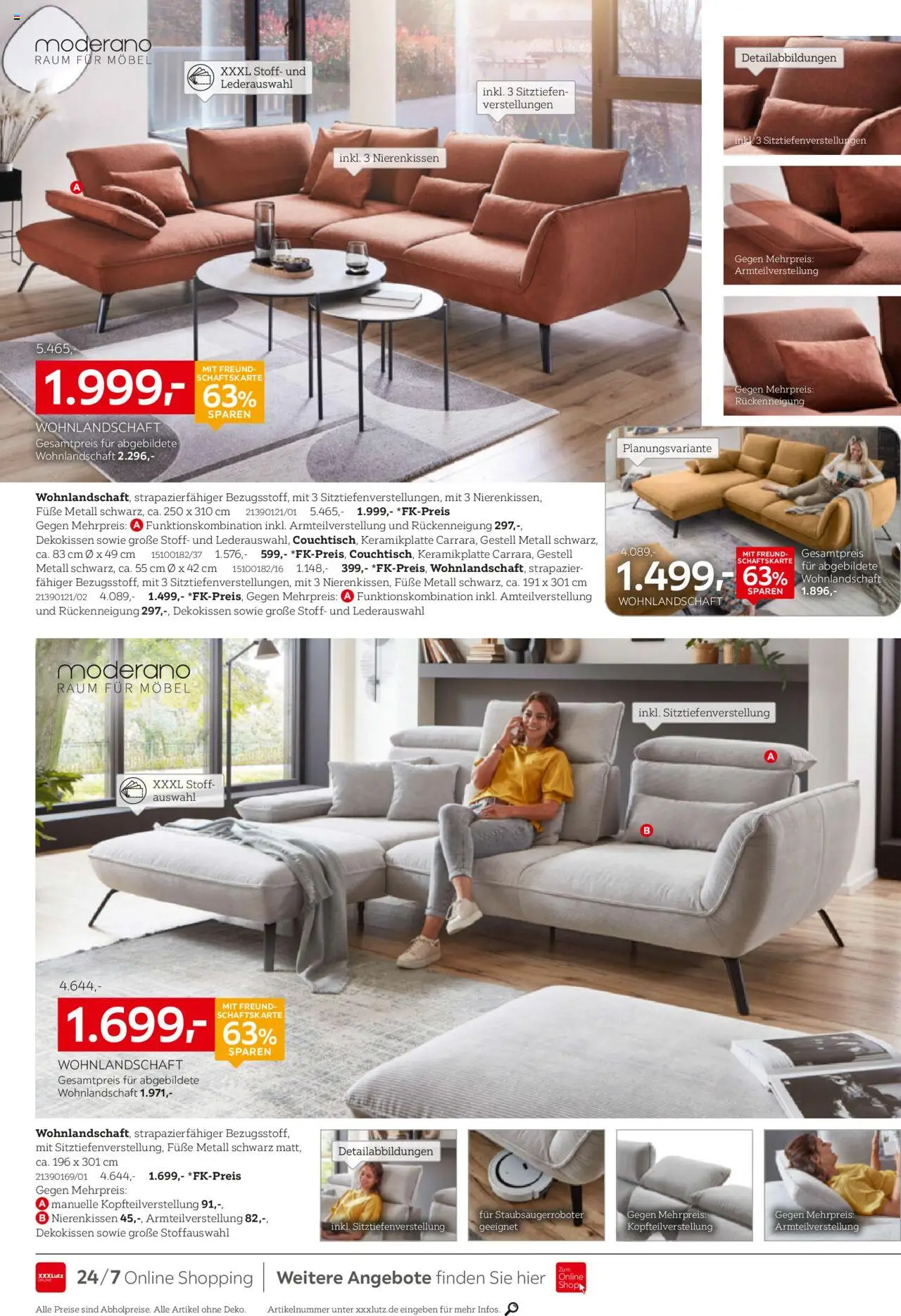 XXXL Lutz Polster Spezial – gültig ab 12.10.2025 | Seite: 14 | Produkte: Wohnlandschaft