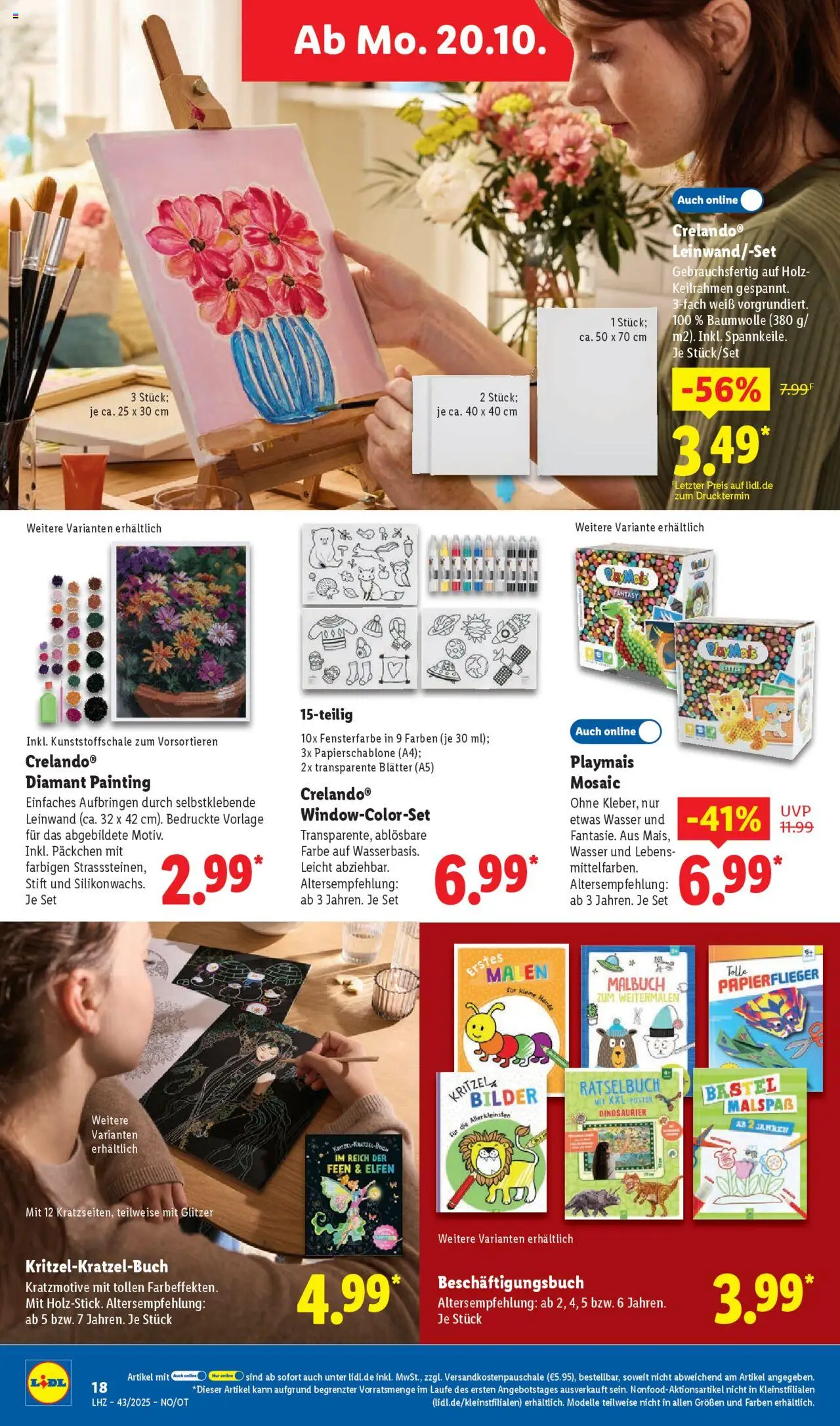 Lidl Prospekt Rahden – gültig ab 20.10.2025 | Seite: 32 | Produkte: Bilder, Wasser