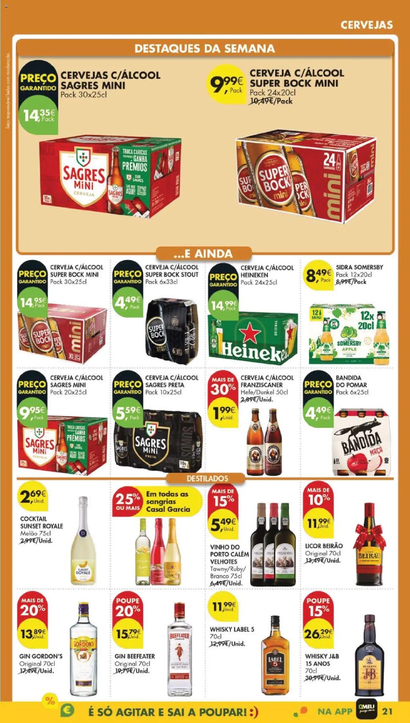 Pingo Doce folheto │ válido de 13.01.2026 | Página: 23 | Produtos: Licor, Vinho, Somersby, Gin