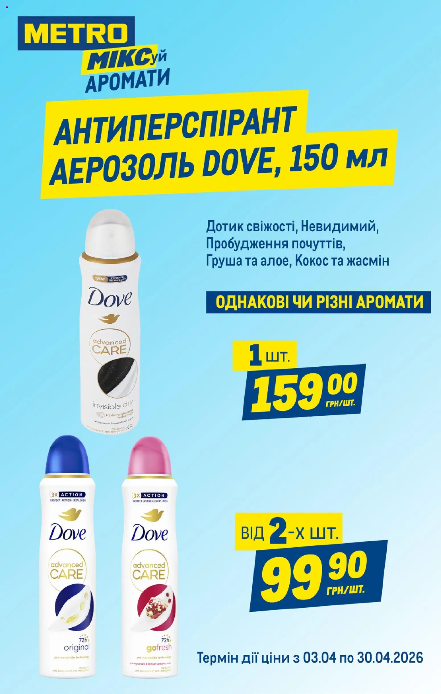 Metro Kаталог - дійснийкції з 08.04.2026 | Сторінка: 7 | Товари: Груша, Антиперспірант
