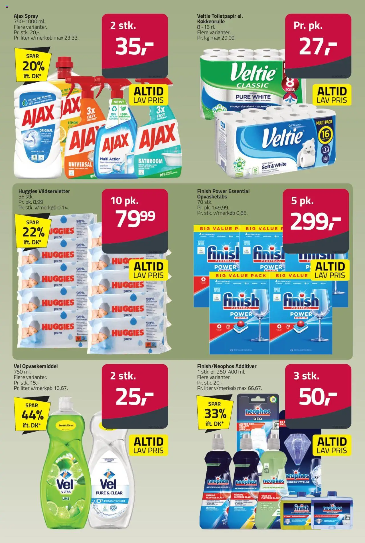 Fleggaard tilbudsavis – gyldig fra 22.10.2025 | Side: 41 | Produkter: Opvaskemiddel, Lime, Toilet