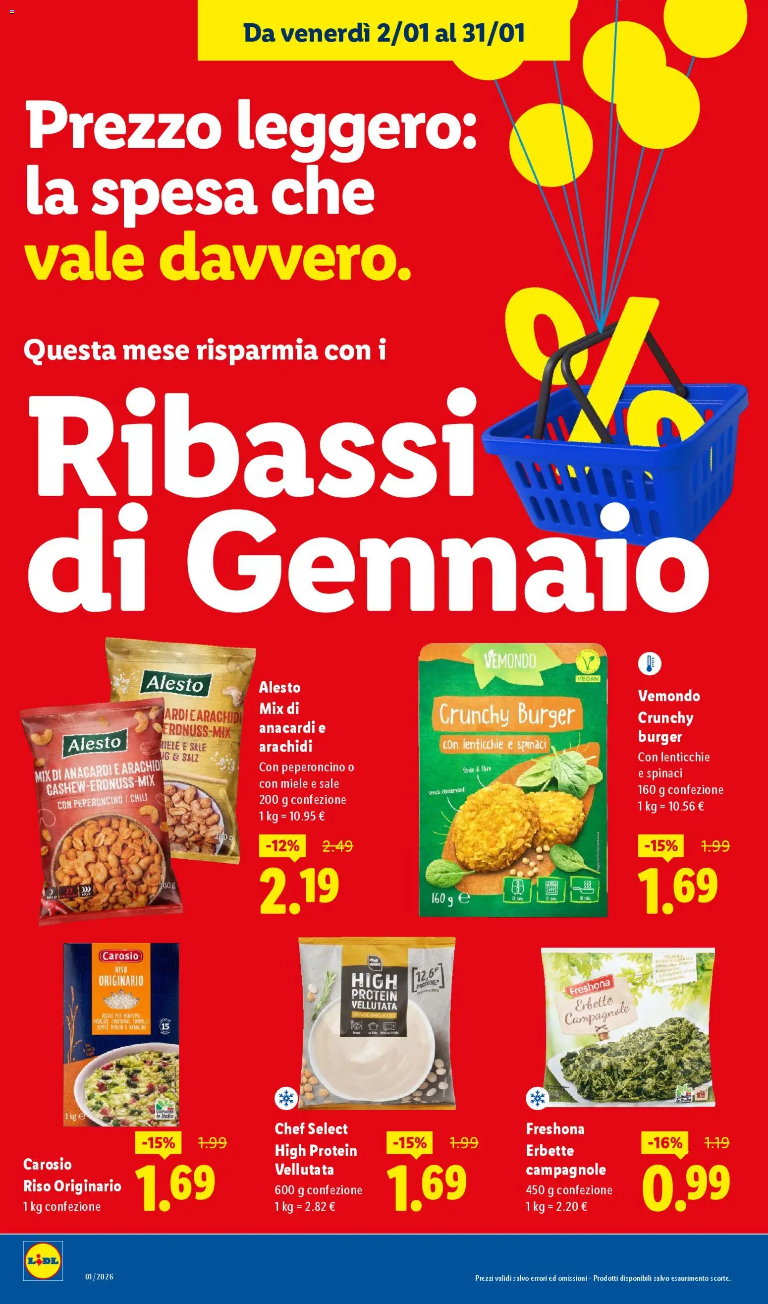 Volantino Lidl del 29.12.2025 | Pagina: 18 | Prodotti: Peperoncino, Anacardi, Spinaci, Arachidi