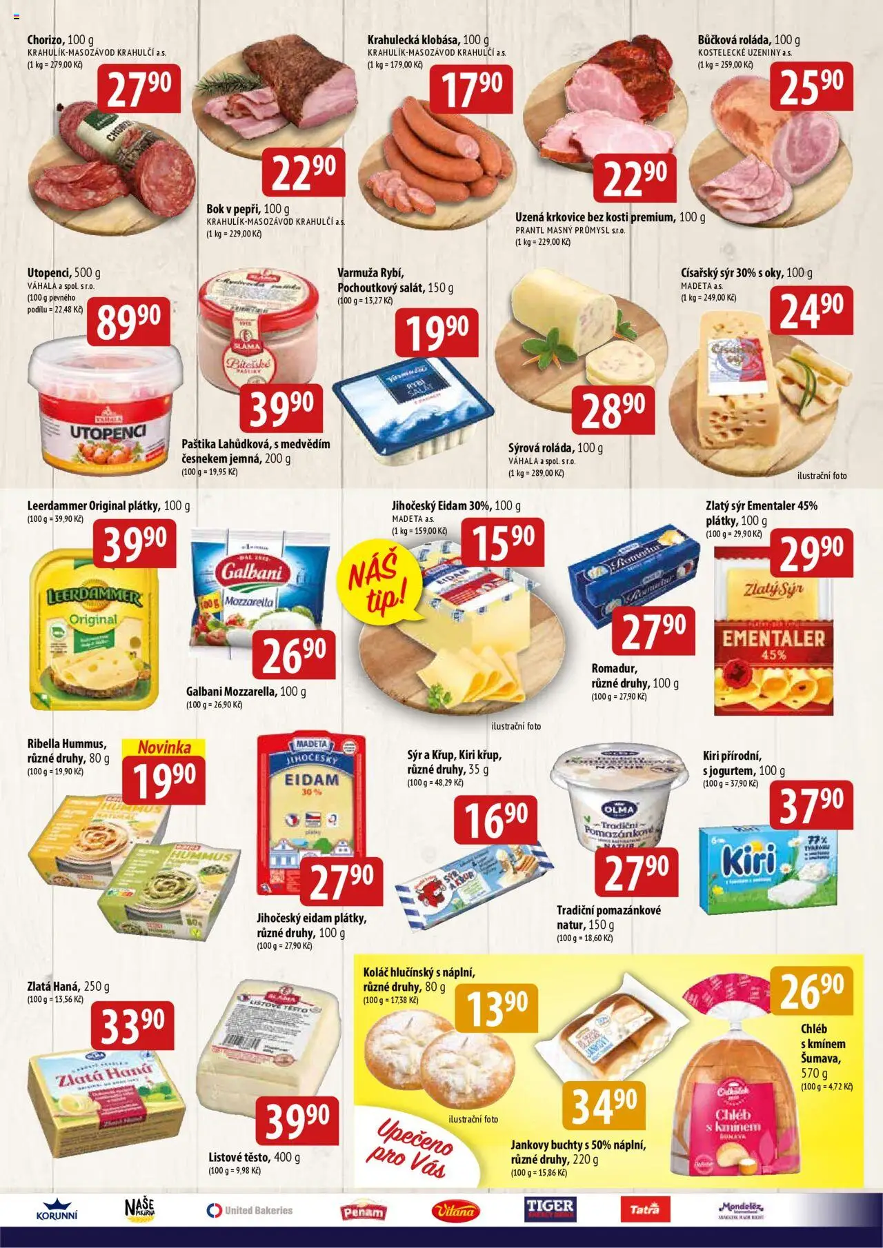 BALA velký leták od 15.10.2025 | Strana: 3 | Produkty: Listové těsto, Uzeniny, Uzená krkovice, Paštika