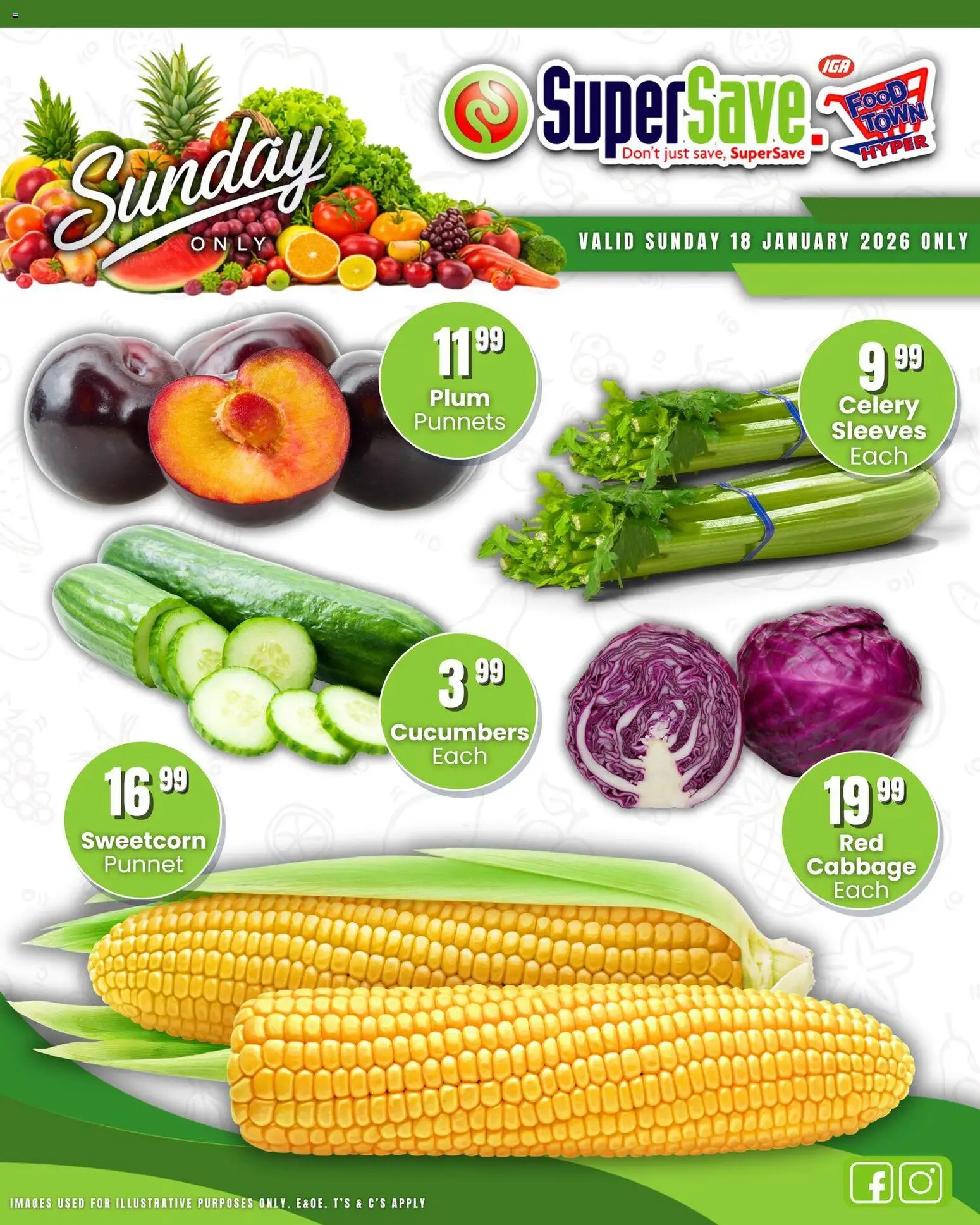 New Super Save catalogue – valid from 18.01.2026 | Page: 12 | Products: Cucumbers