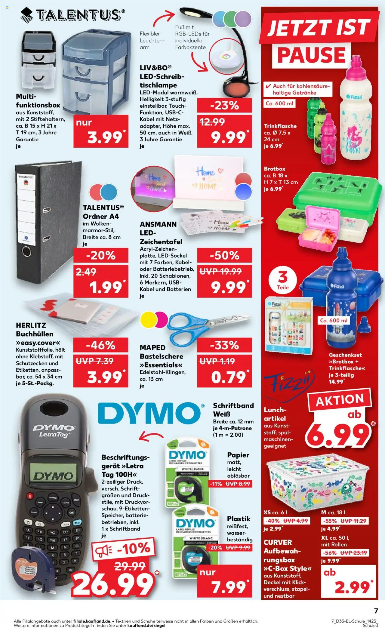 Kaufland prospekt Bremen	 - gültig ab dem 14.08.2025 | Seite: 7 | Produkte: Kabel, USB, Box, Wasser