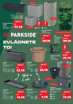 Náhled letáku Samozavlažovací truhlík, plastový, různé velikosti a barvy, cena za 1 kus, rozměry: 39,5 x 19,5 x 17,5 cm 99,90, 59 x 19,5 x 17,5 cm 109,90, 78,5 x 19,5 x 17,5 cm 139,90 od 01.04.2026 | Strana: 9