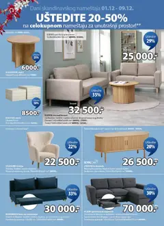 Jysk katalog - pregled Jysk kataloga - važi od 01.12.2025 | Strana: 22 | Proizvode: Fotelja, Kauč, Trosed, Dvosed