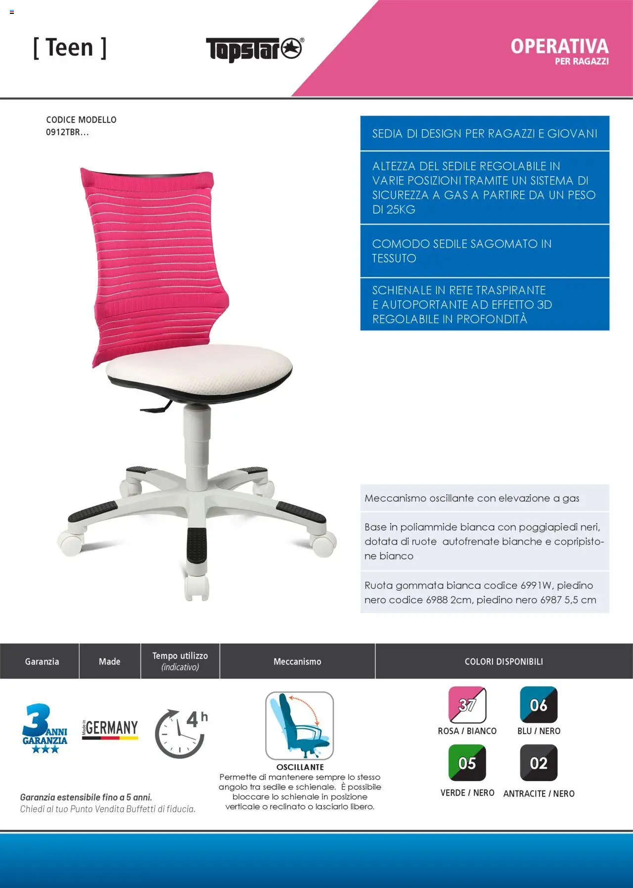 Volantino Buffetti del 28.06.2025 | Pagina: 181 | Prodotti: Poggiapiedi, Sedia