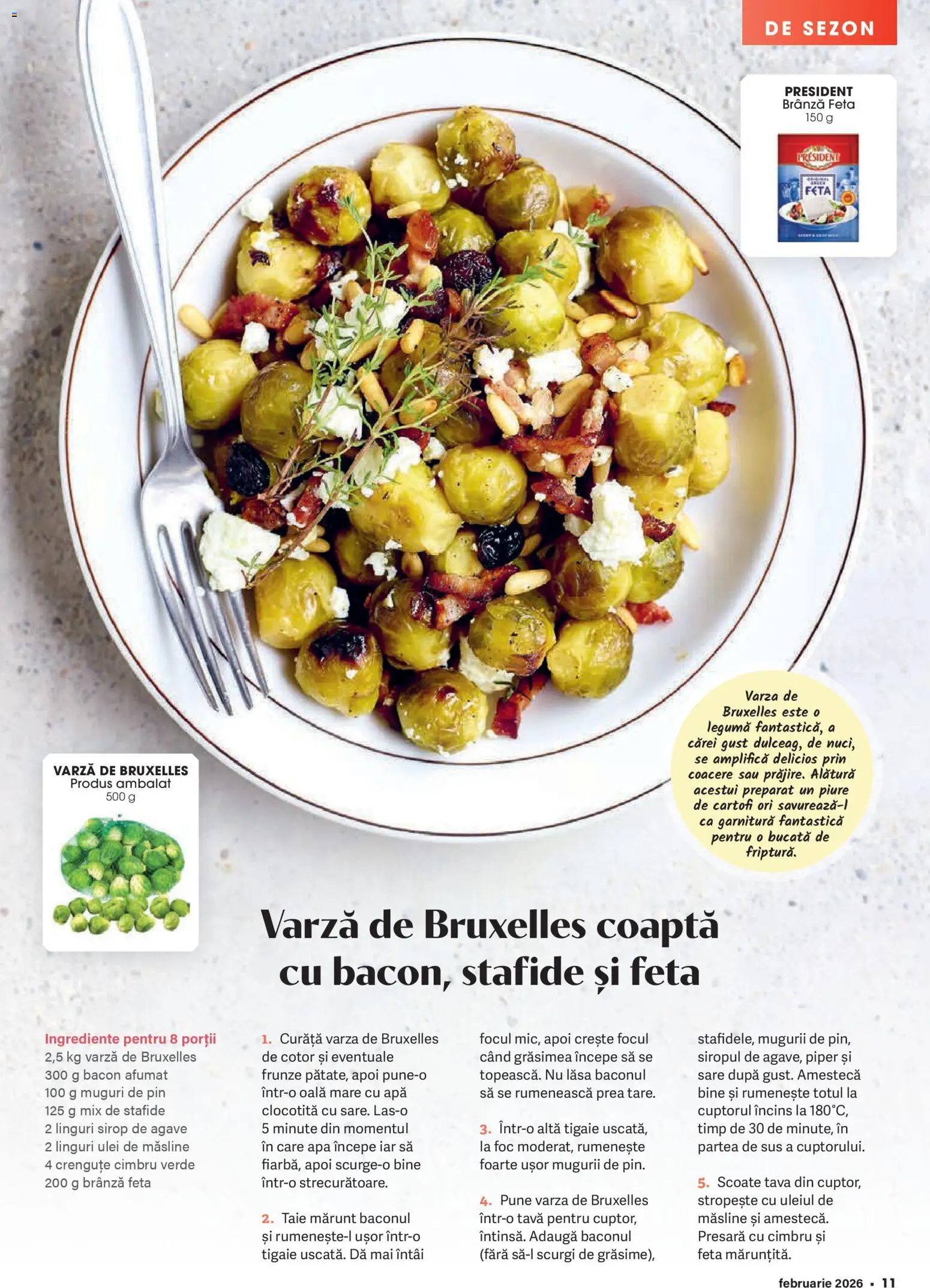 Noul catalog Mega Image – valabil de la 29.01.2026 | Pagină: 11 | Produse: Linguri, Brânză, Stafide, Apă