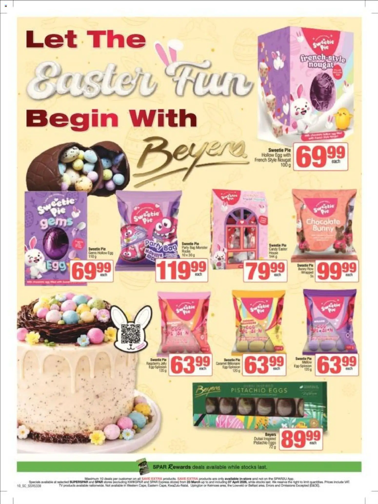 New Spar catalogue – valid from 23.03.2026 | Page: 10 | Products: Bag, TV, Eggs, Chocolate
